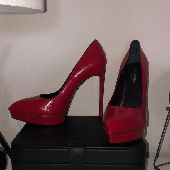 WORN ONCE YSL PERFECT CONDITION TRIBUTE PUMPS - Picture 2 of 10